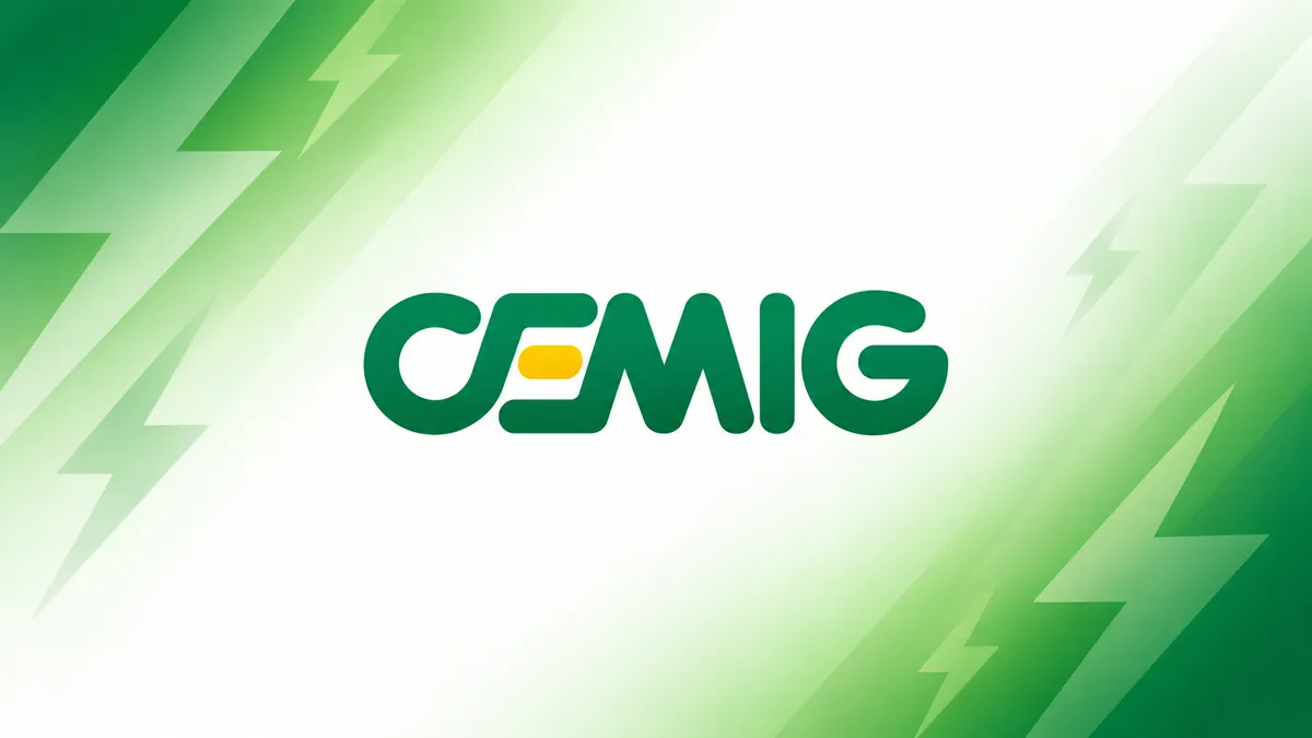 Identidade visual da Cemig em composição institucional