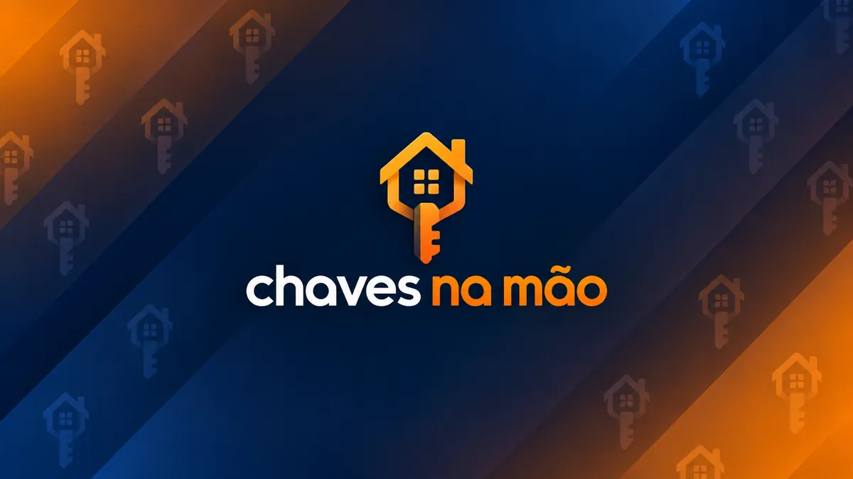 Identidade visual do Chaves na Mão em composição institucional