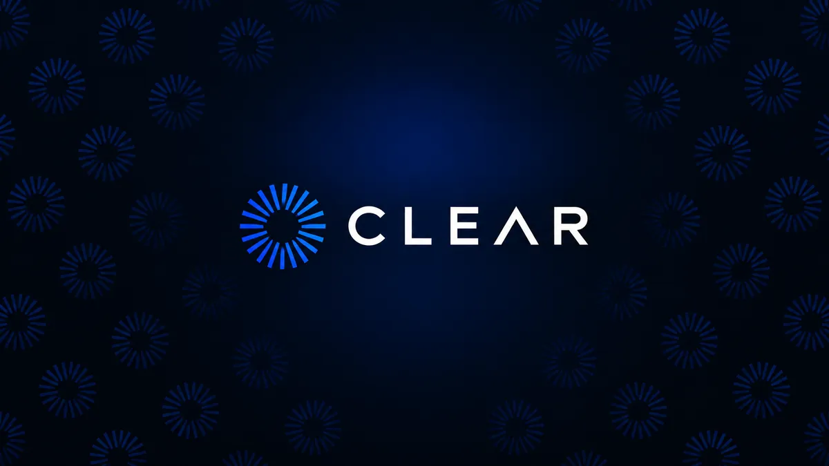 Identidade visual da Clear Corretora em composição institucional