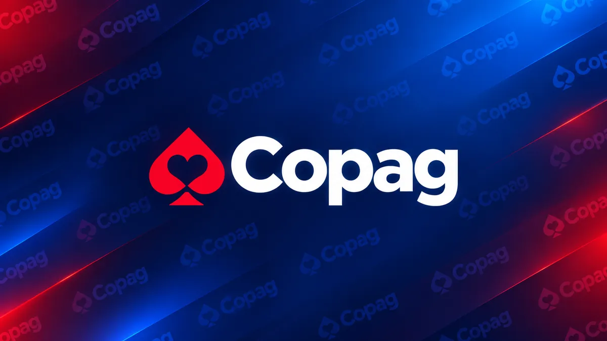 Identidade visual da Copag em composição institucional