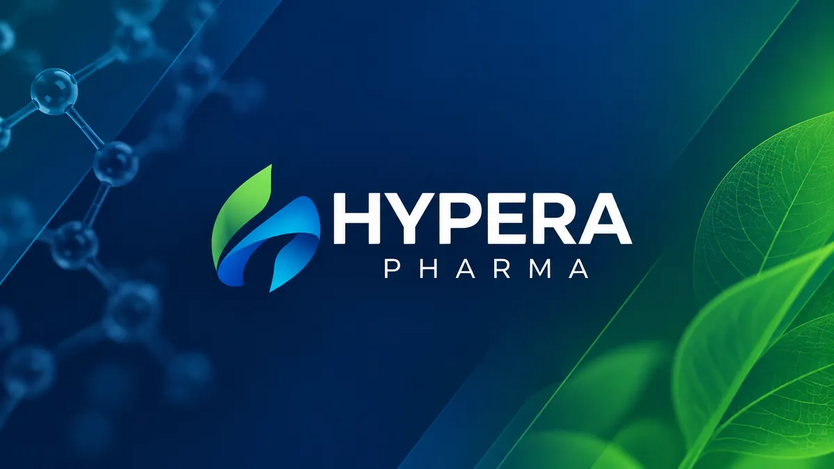 Identidade visual da Hypera Pharma em composição institucional