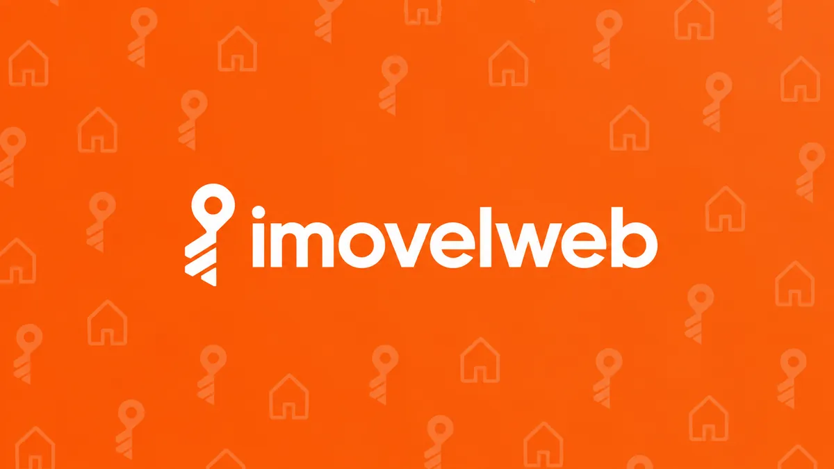 Identidade visual do Imovelweb em composição institucional