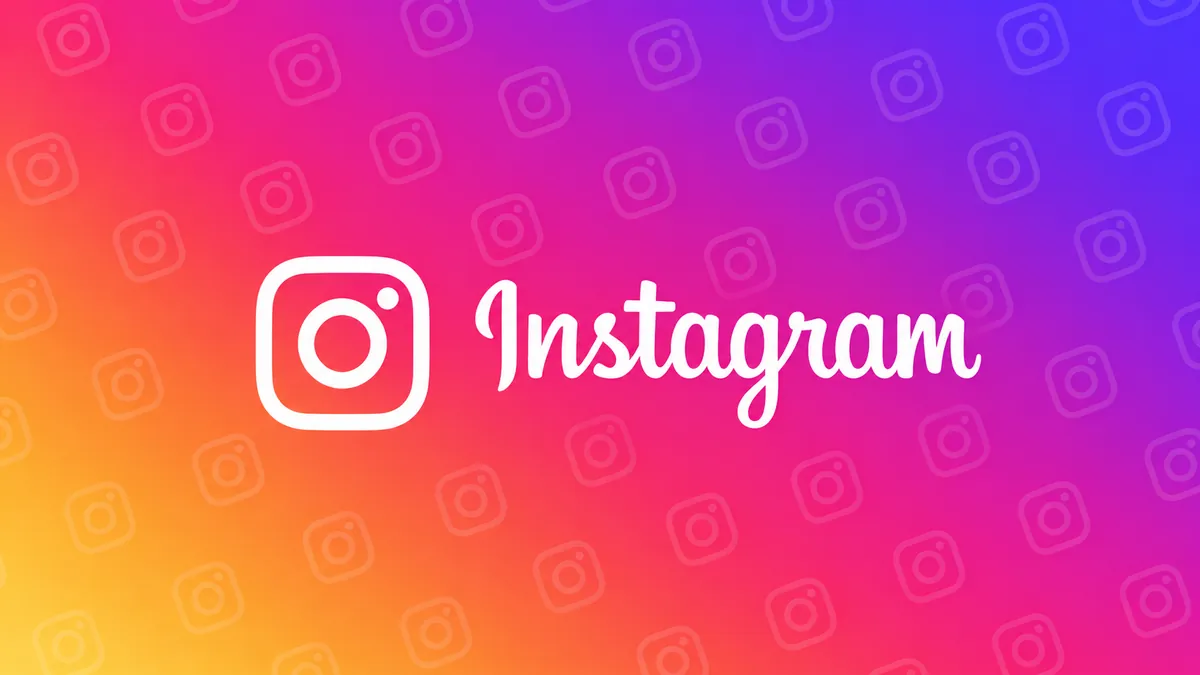 Identidade visual do Instagram em gradiente institucional