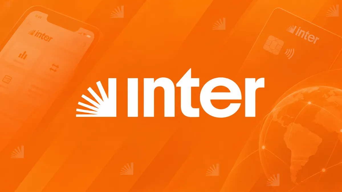Identidade visual laranja do Inter em composição institucional