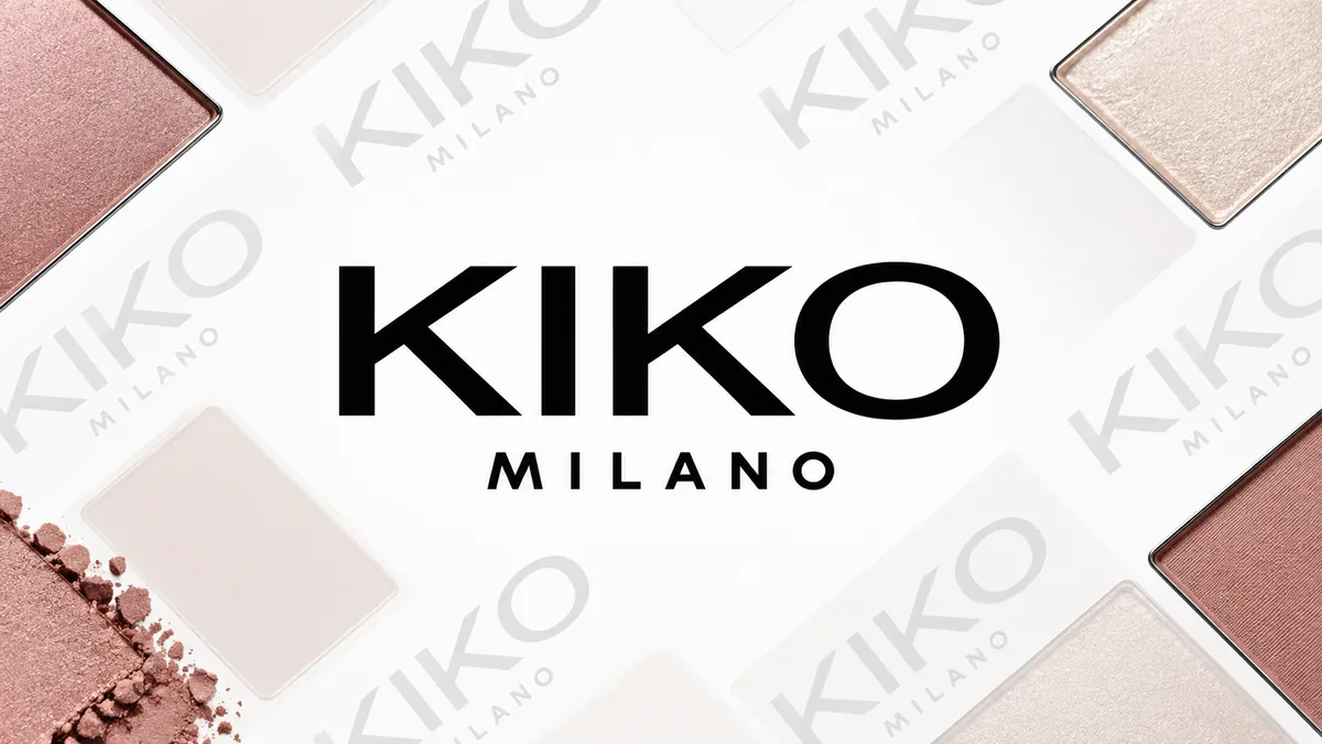 Identidade visual da KIKO Milano em composição institucional