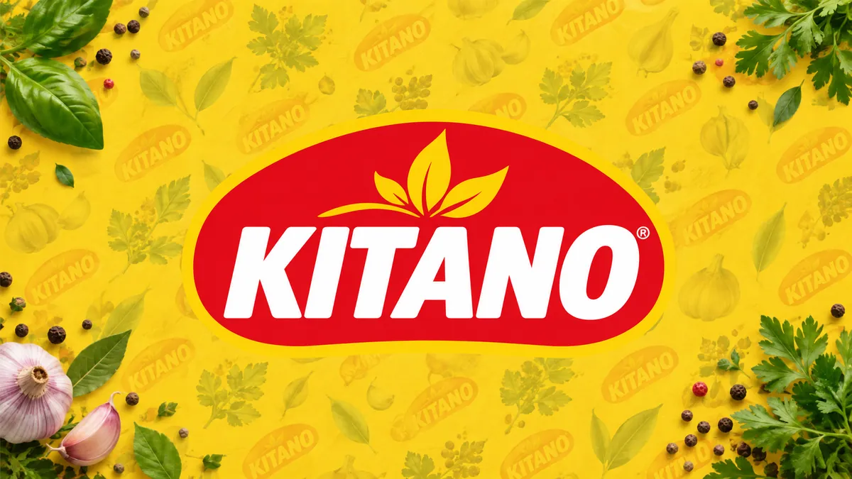Identidade visual da Kitano em composição institucional
