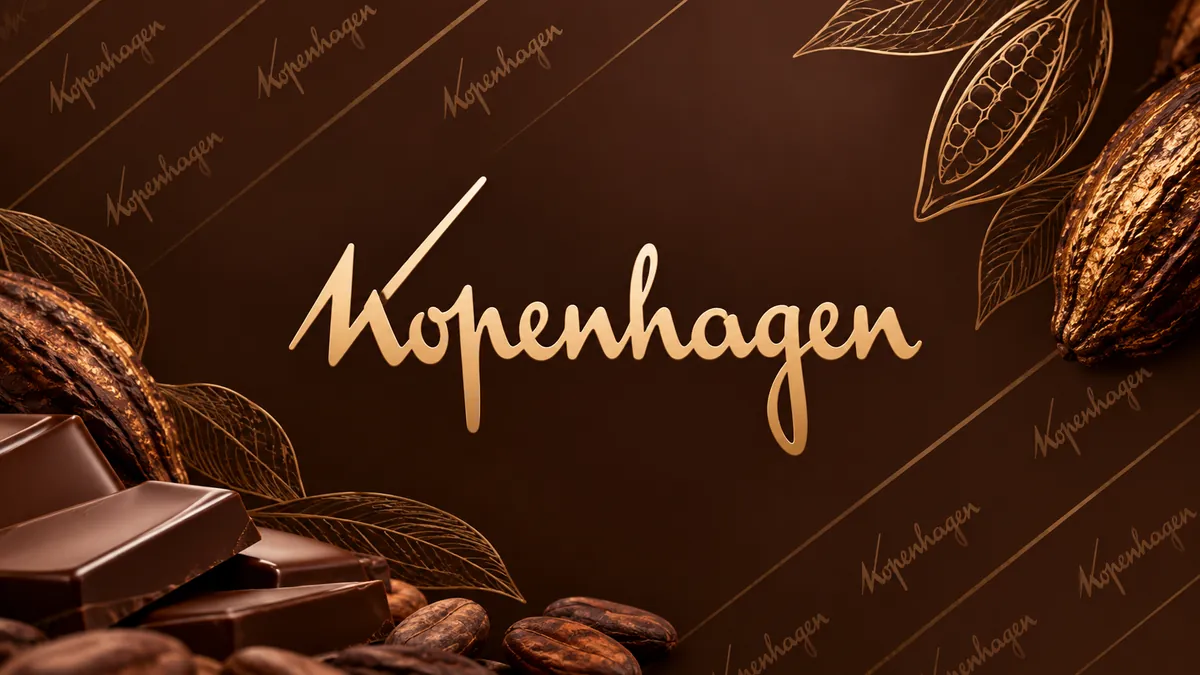 Identidade visual da Kopenhagen em composição institucional