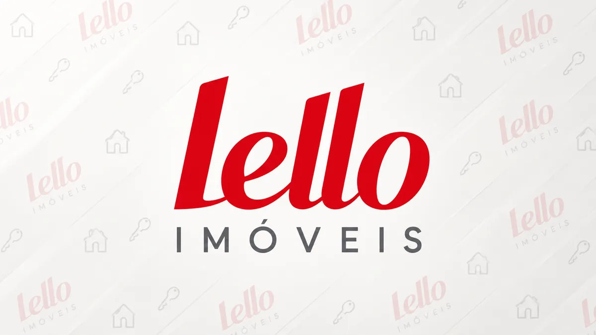 Identidade visual da Lello Imóveis em composição institucional