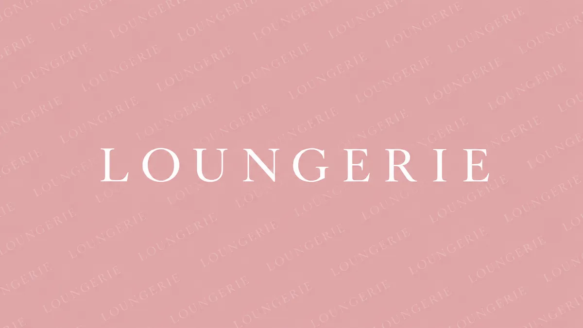 Identidade visual da Loungerie em composição institucional