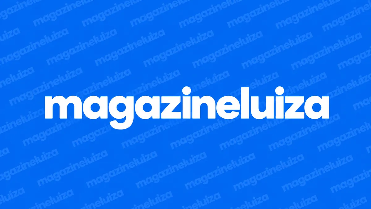 Identidade visual do Magazine Luiza em composição institucional