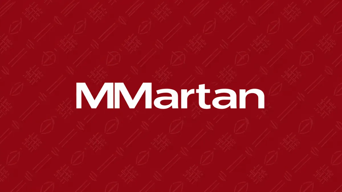 Identidade visual da MMartan em composição institucional