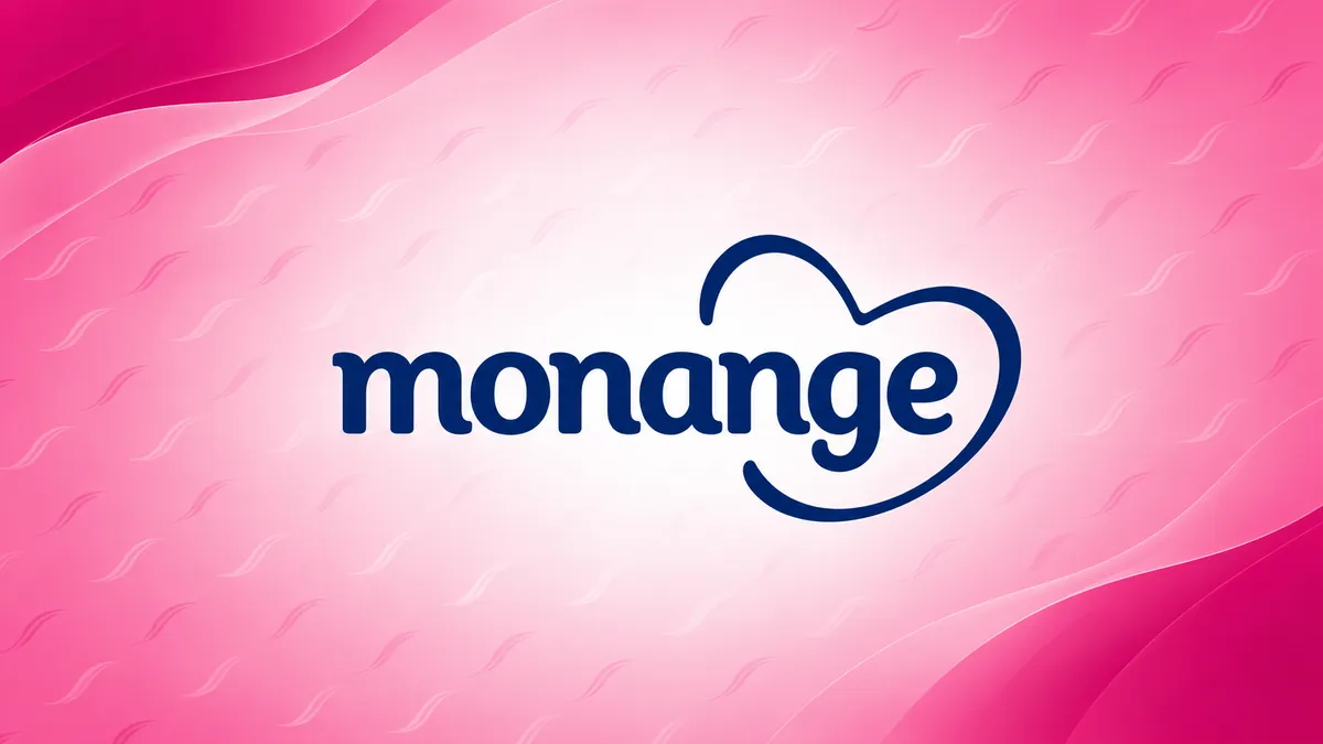 Identidade visual da Monange em composição institucional