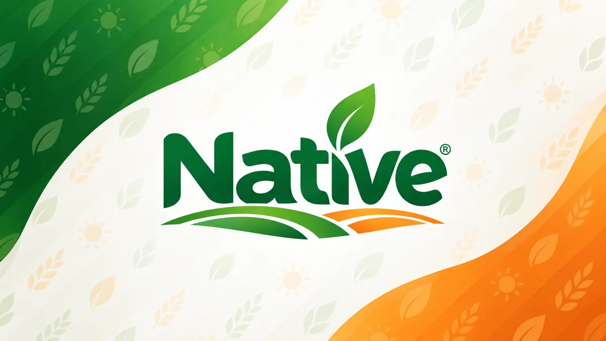Identidade visual da Native em composição institucional