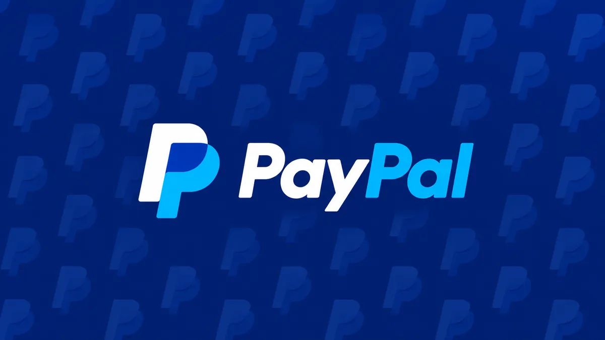 Identidade visual da PayPal em composição institucional