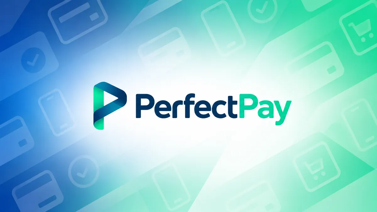 Identidade visual da PerfectPay em composição institucional