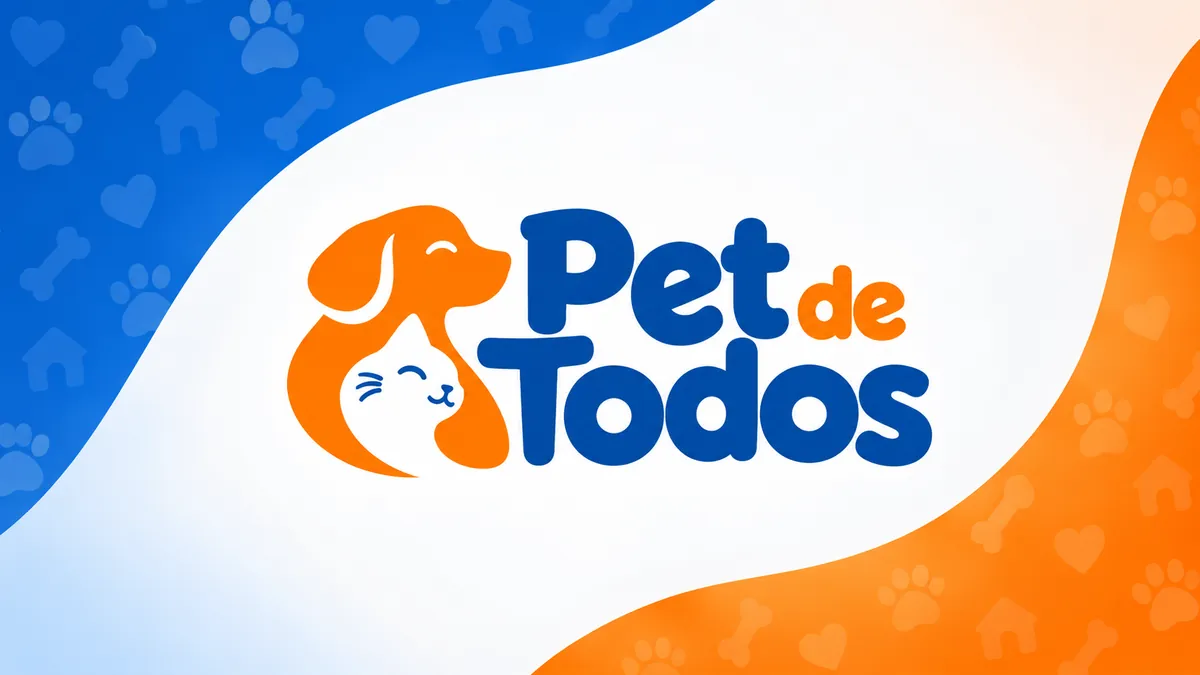 Identidade visual da Pet de Todos em composição institucional