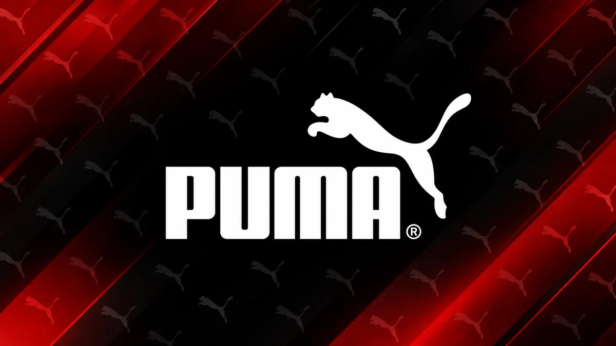 Identidade visual da PUMA em composição institucional