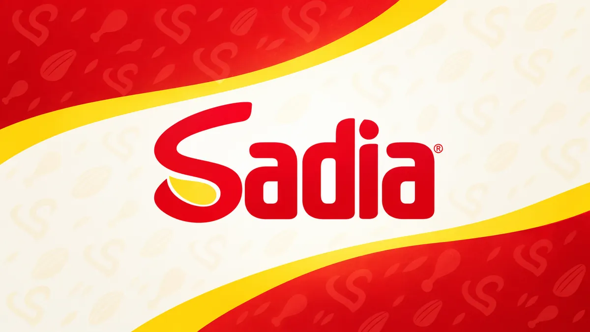 Identidade visual da Sadia em composição institucional