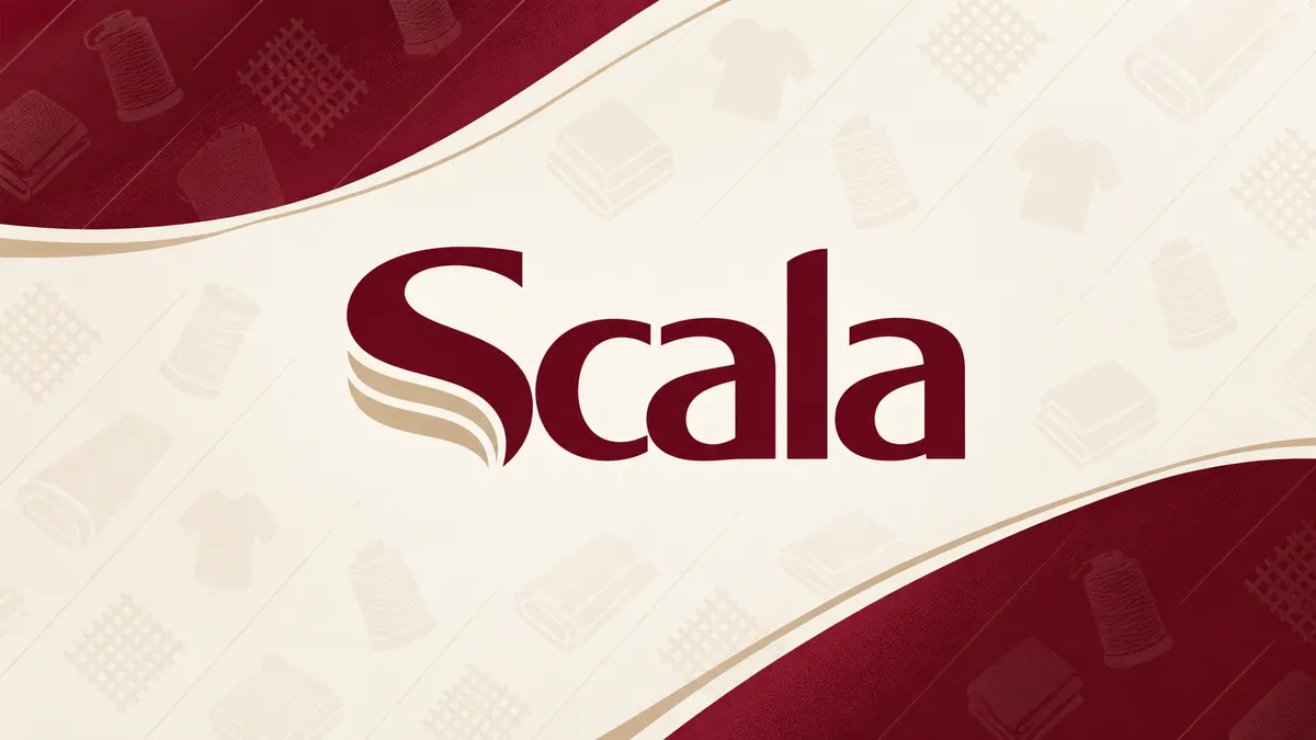 Identidade visual da Scala em composição institucional