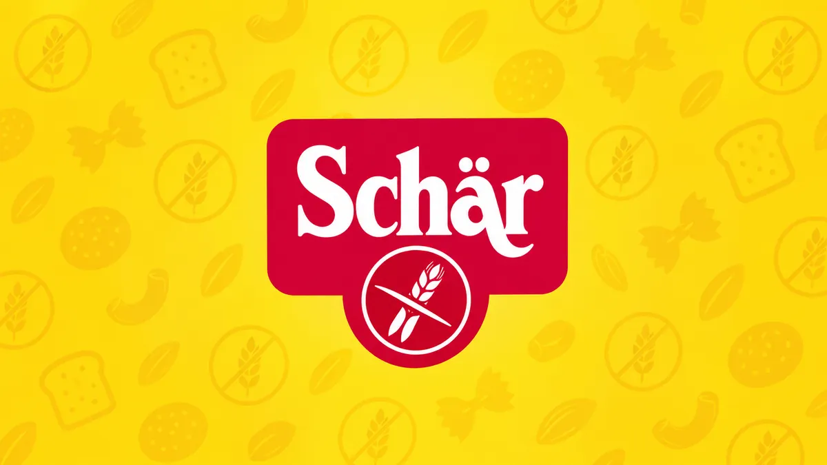 Identidade visual da Schär em composição institucional