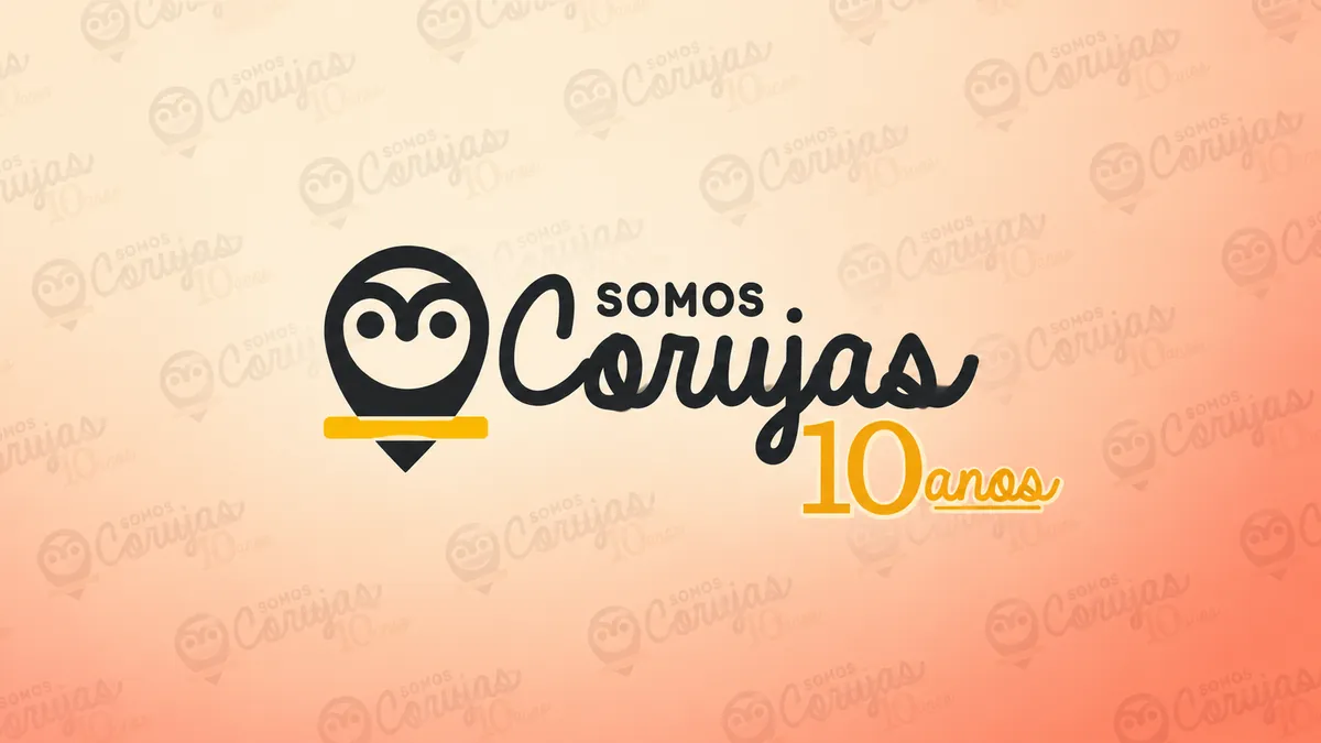 Identidade visual oficial da Somos Corujas em composição institucional