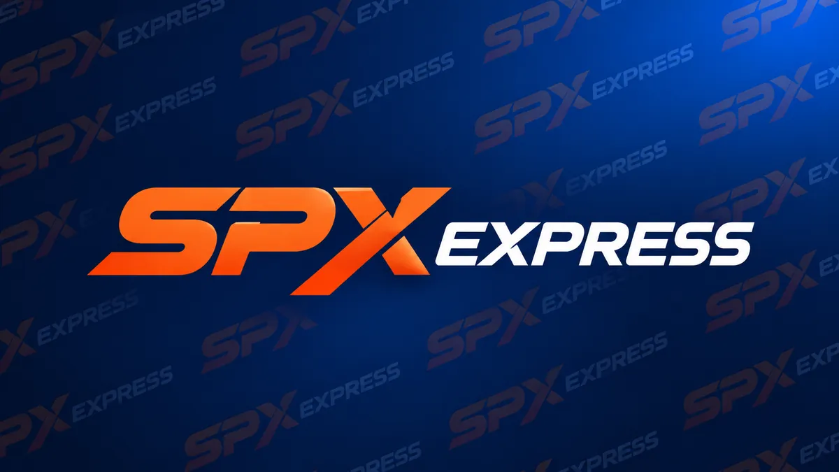 Identidade visual da SPX Express em composição institucional