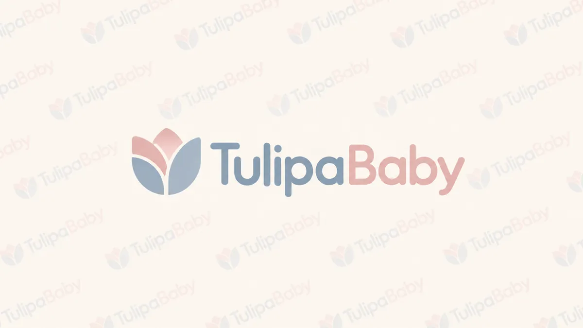 Logotipo da TulipaBaby em composição institucional delicada