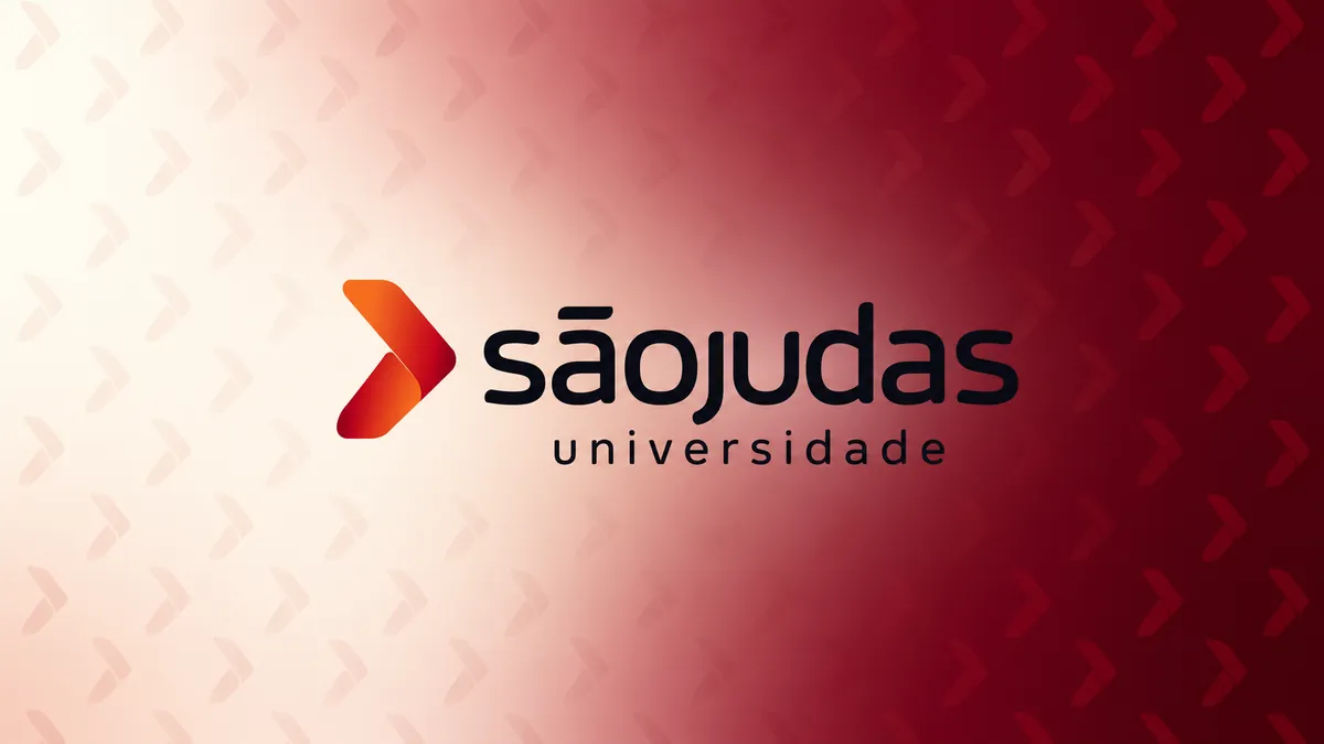 Logotipo da Universidade São Judas em composição institucional vermelha