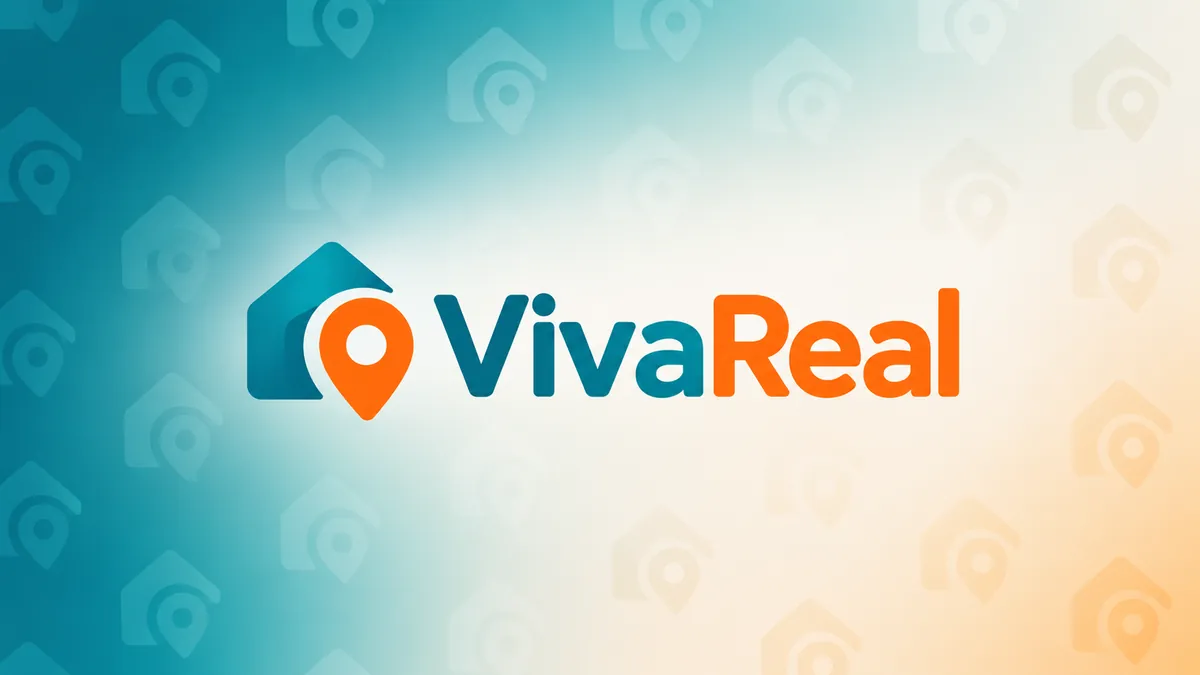 Logotipo do Viva Real em composição institucional