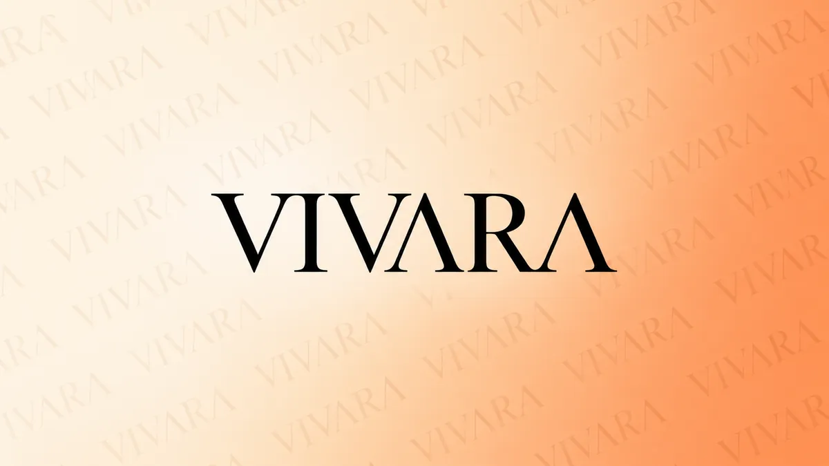 Logotipo da Vivara em composição institucional
