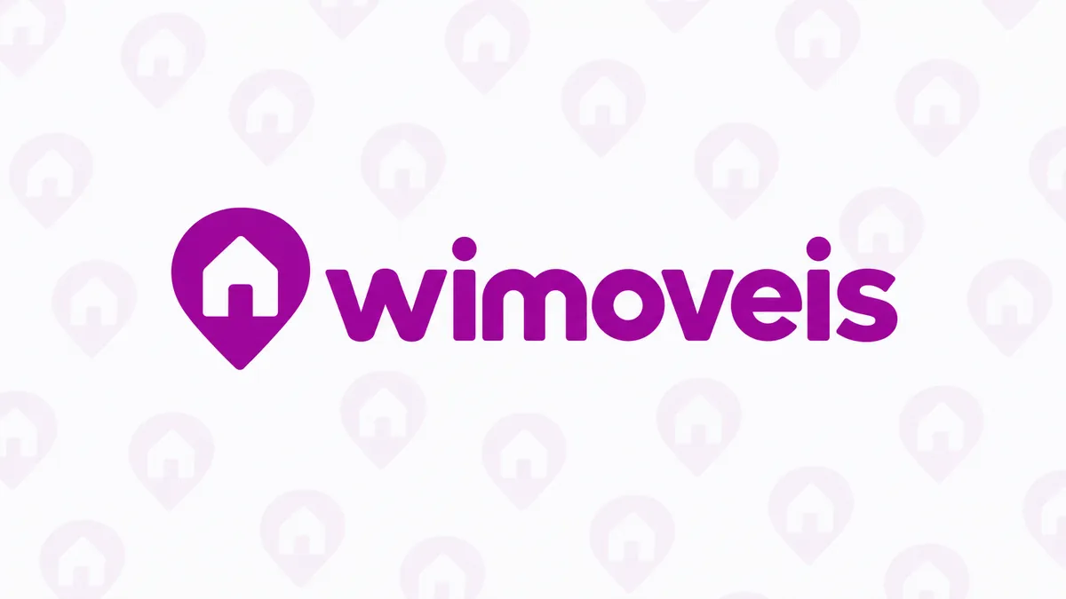 Logotipo da Wimoveis em composição institucional