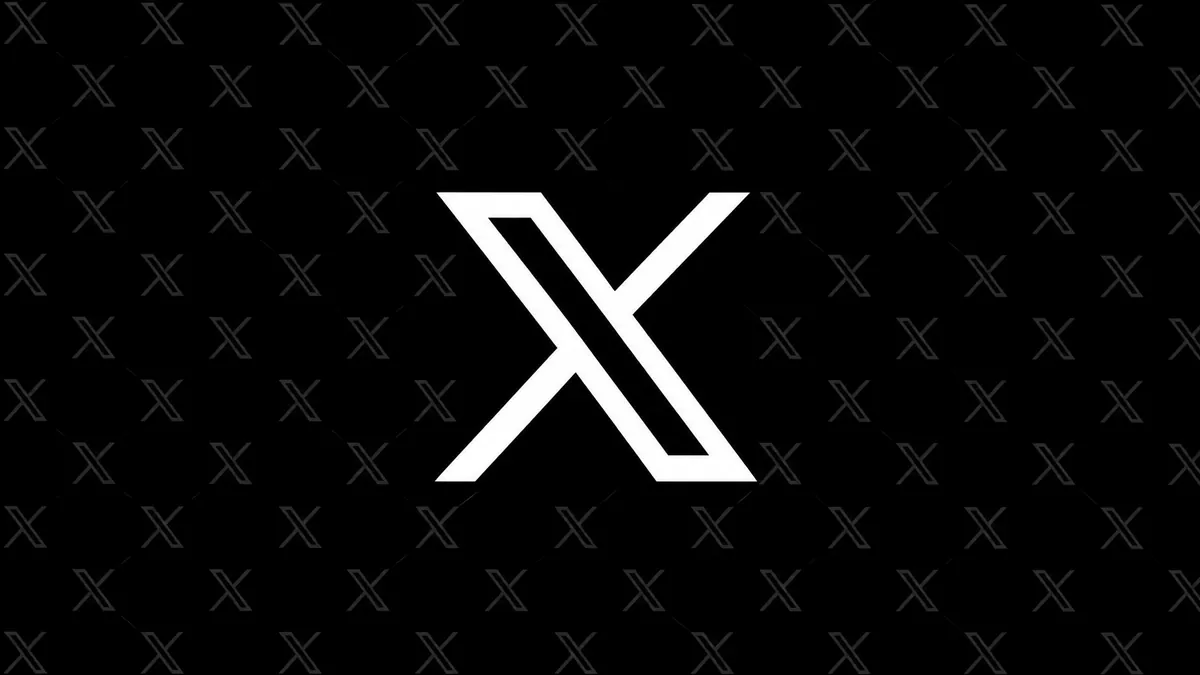 Logotipo do X em composição institucional