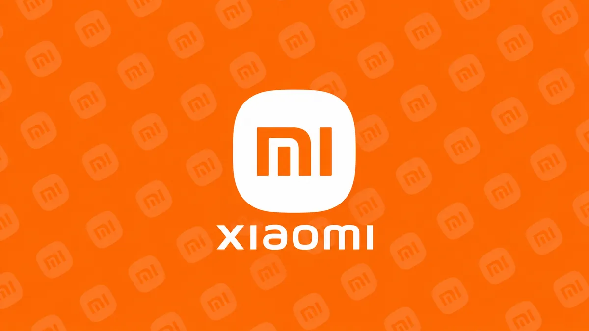 Logotipo da Xiaomi em composição institucional
