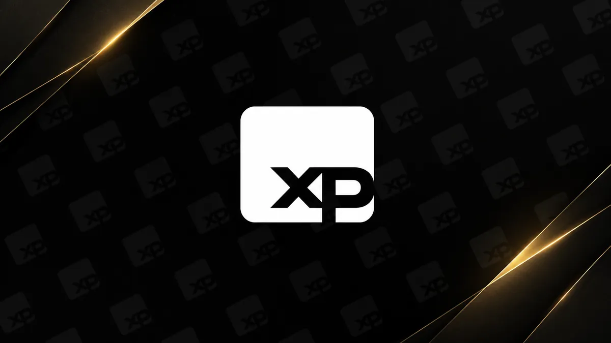 Logotipo da XP Investimentos em composição institucional